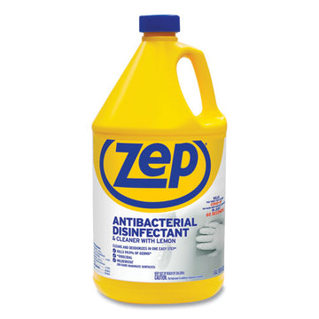 Zep Commercial® Antibacterial Disinfectant, Lemon Scent, 1 Gal, 4-carton freeshipping - TVN Wholesale